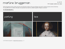 Tablet Screenshot of martinebruggeman.be